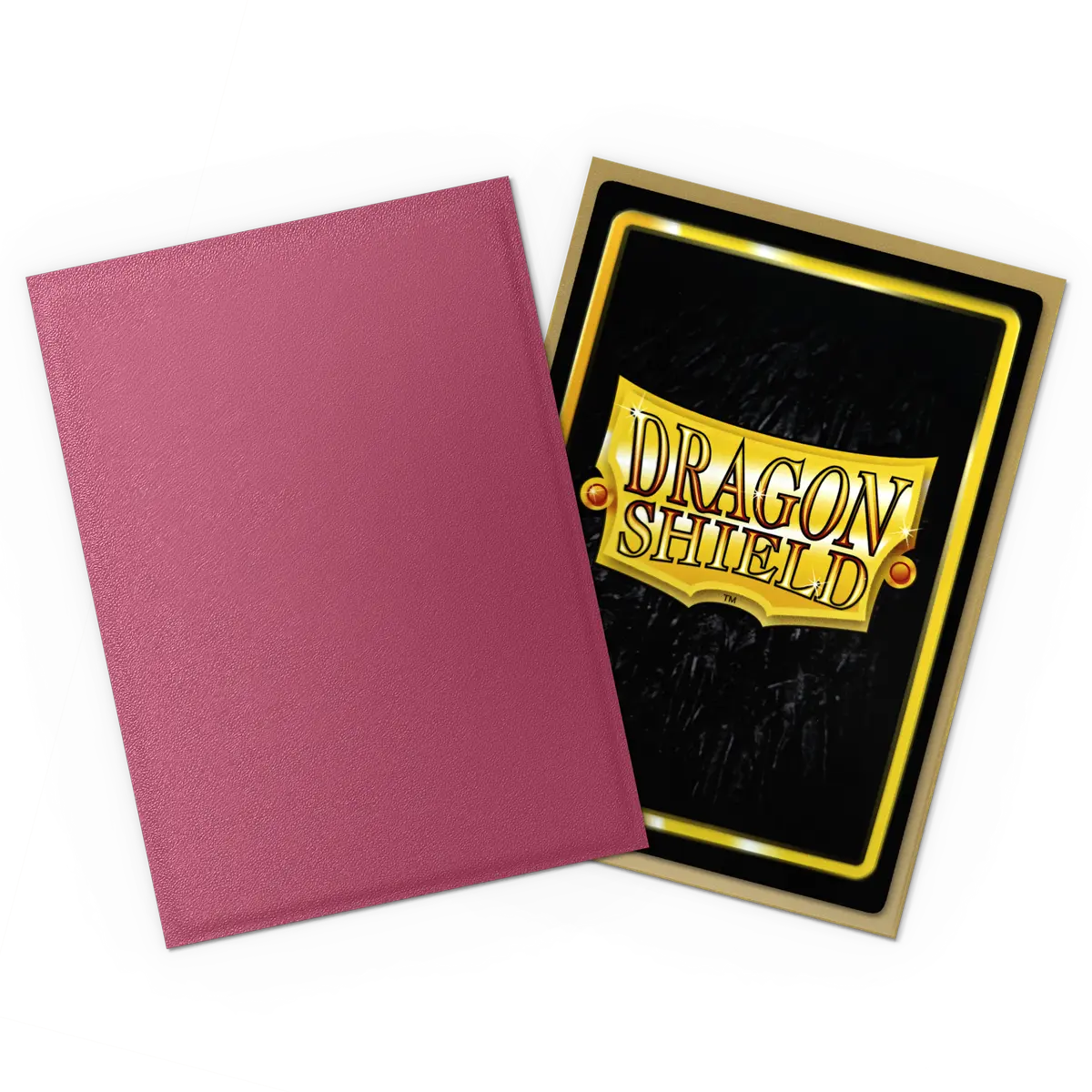 Dragon Shield Dual Matte Sleeves - Pomegranate & Gold (100 Sleeves)