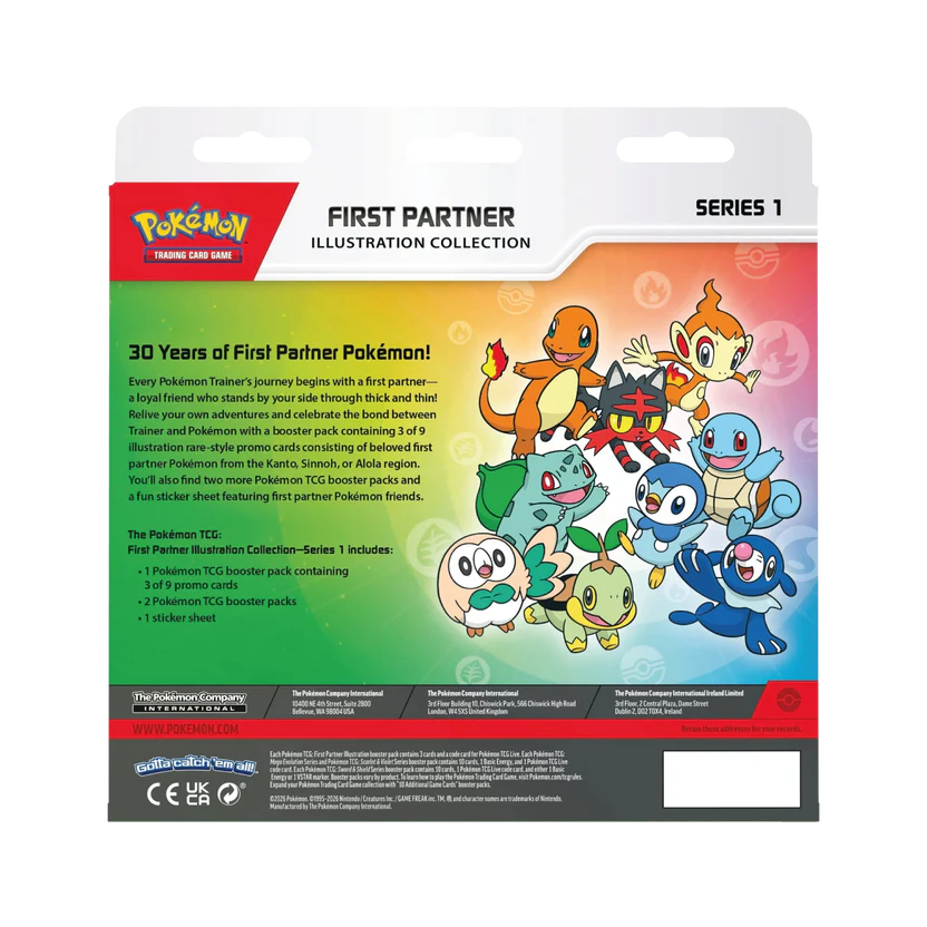 Pokémon TCG: First Partner Illustration Collections Series 1 - Mana TCG