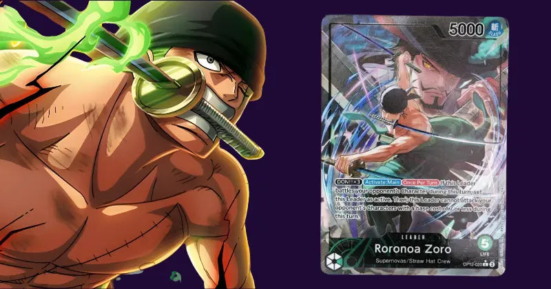 Banner Green Roronoa Zoro OP12-020 One Piece TCG – Guia, Decklist e Como Jogar.
