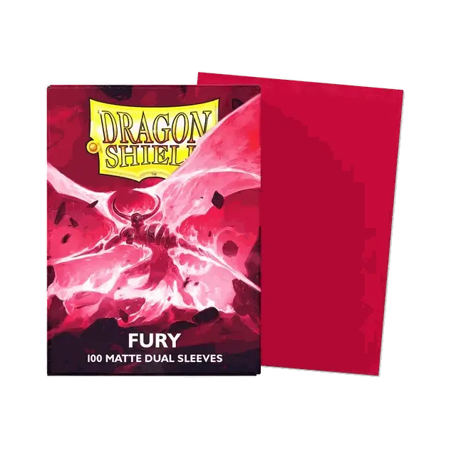 Dragon Shield Dual Matte Sleeves - Fury 'Alaric, Crimson King' (100 Sleeves)