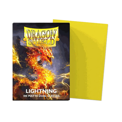 Dragon Shield Dual Matte Sleeves - Lightning 'Ailia' (100 Sleeves)