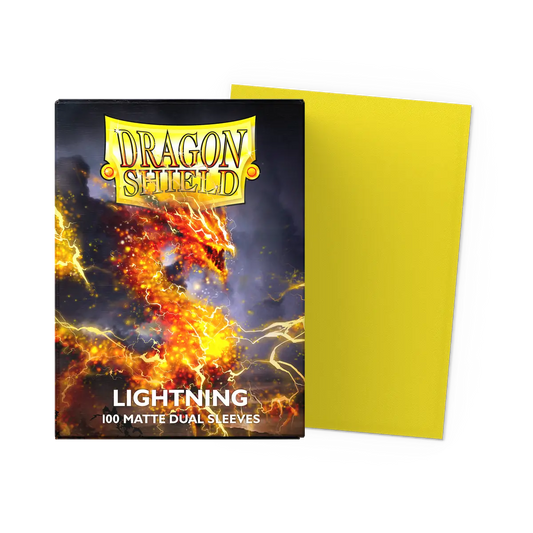 Dragon Shield Dual Matte Sleeves - Lightning 'Ailia' (100 Sleeves)