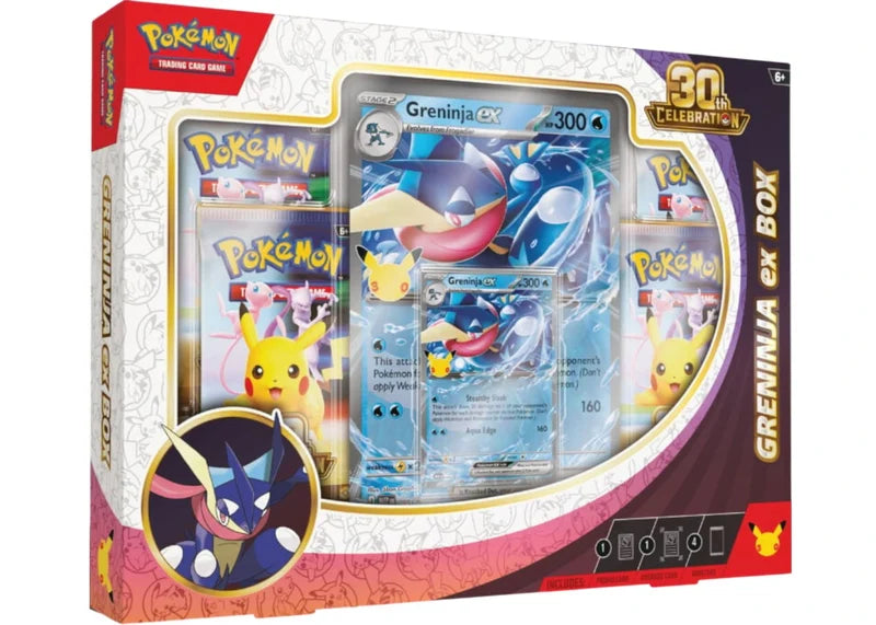 Pokémon TCG: 30th Celebration Greninja ex Box