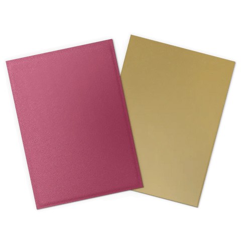 Dragon Shield Dual Matte Sleeves - Pomegranate & Gold (100 Sleeves)