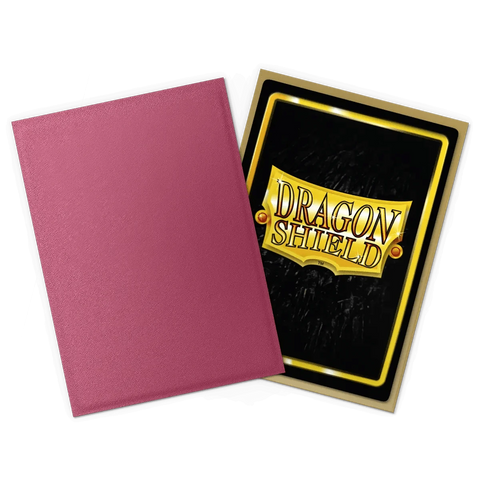 Dragon Shield Dual Matte Sleeves - Pomegranate & Gold (100 Sleeves)