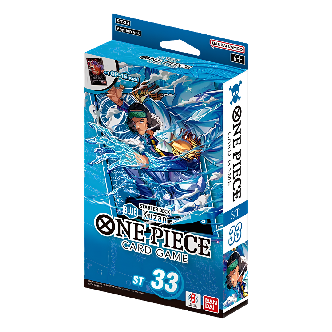 One Piece Card Game: Starter Deck — Blue Kuzan (ST-33)