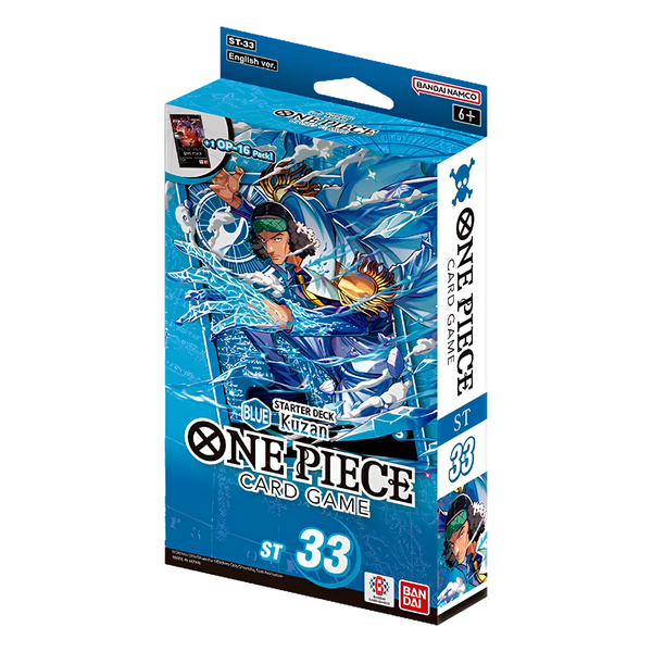 One Piece Card Game: Starter Deck — Blue Kuzan (ST-33)