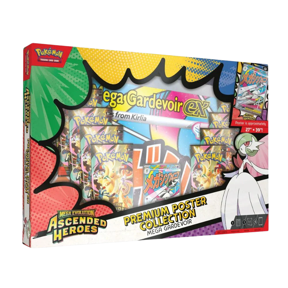 Pokémon TCG: Ascended Heroes Premium Poster Collection - Mega Gardevoir - Mana TCG