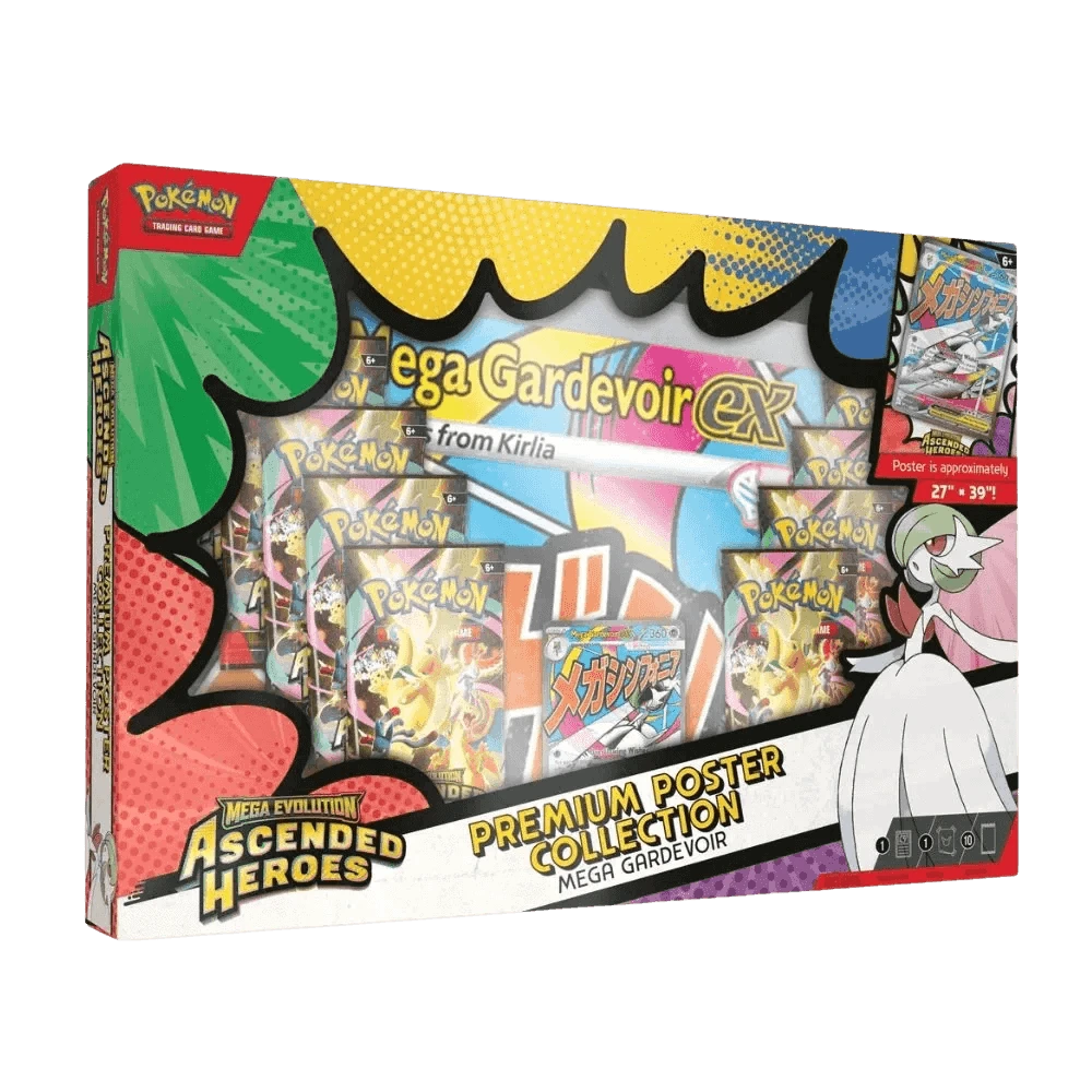 Pokémon TCG: Ascended Heroes Premium Poster Collection - Mega Gardevoir