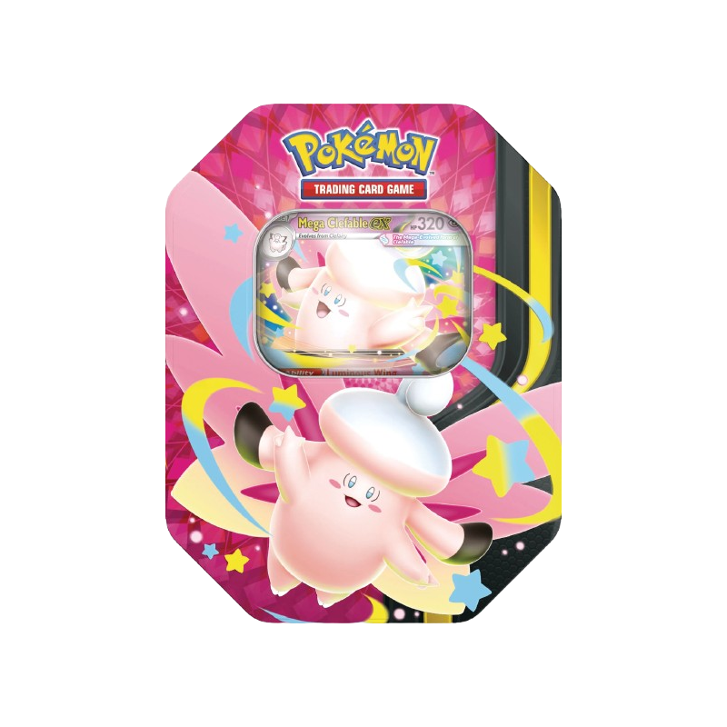 Pokémon TCG: Mega Moonlit Tin — Mega Clefable ex