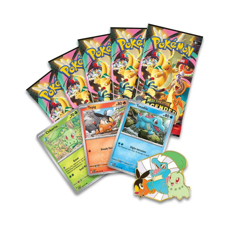Pokémon Sword & Shield base set bundle with booster packs, promo cards, and pin.